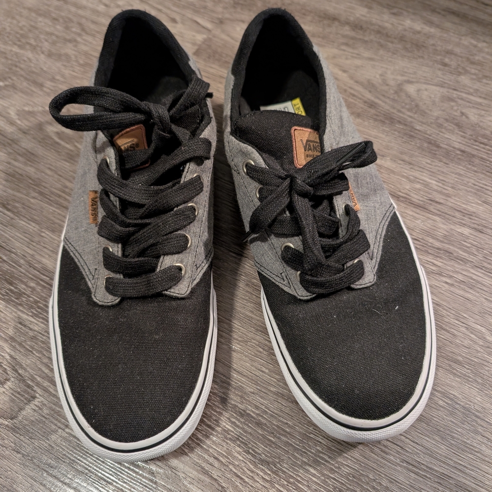 Vans Men's Black and Gray Casual Shoes